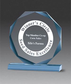 Beveled Octagon Award