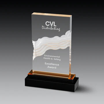 Crystal Acrylic Fusion Wave Award