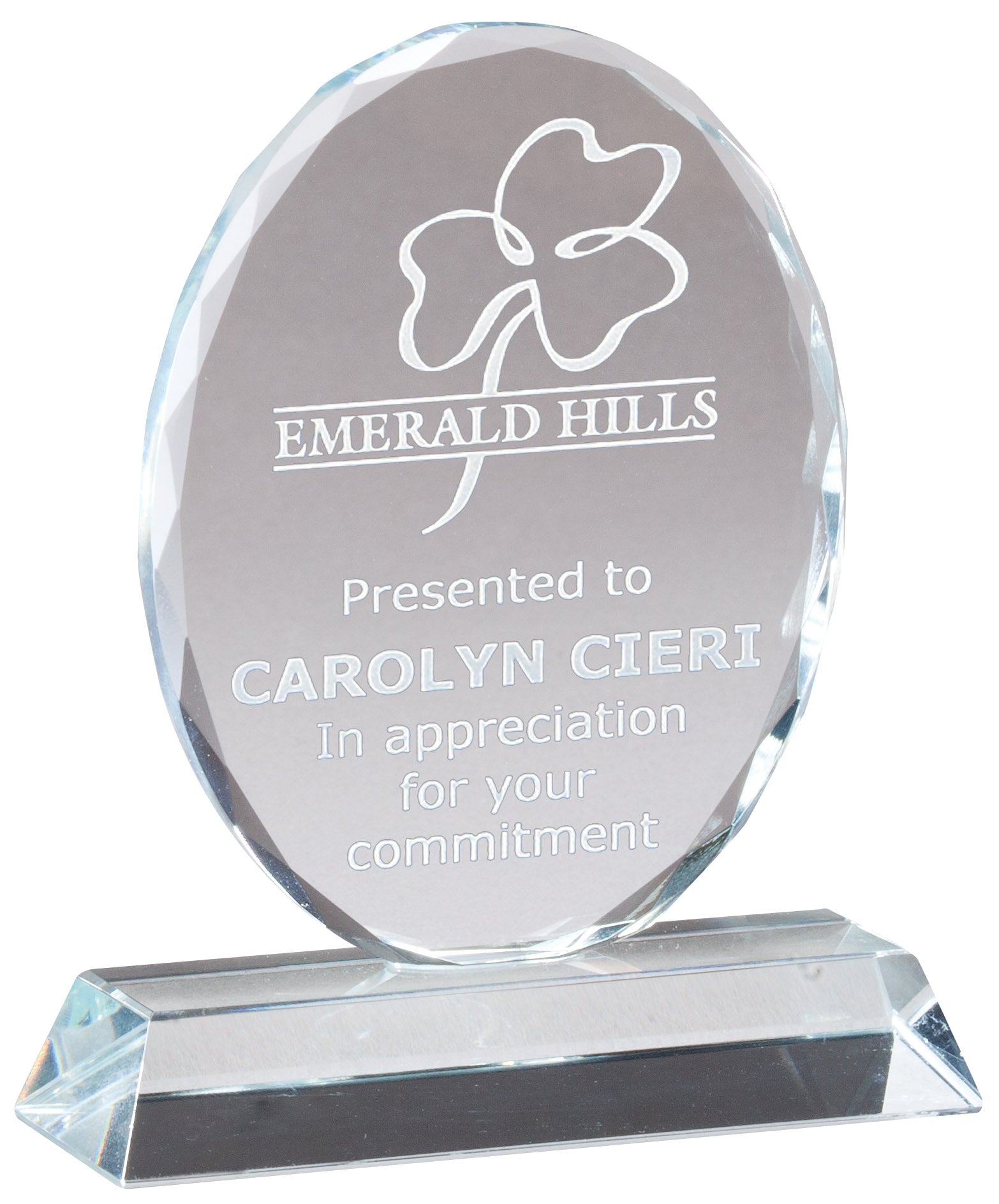 Faceted Crystal Circle