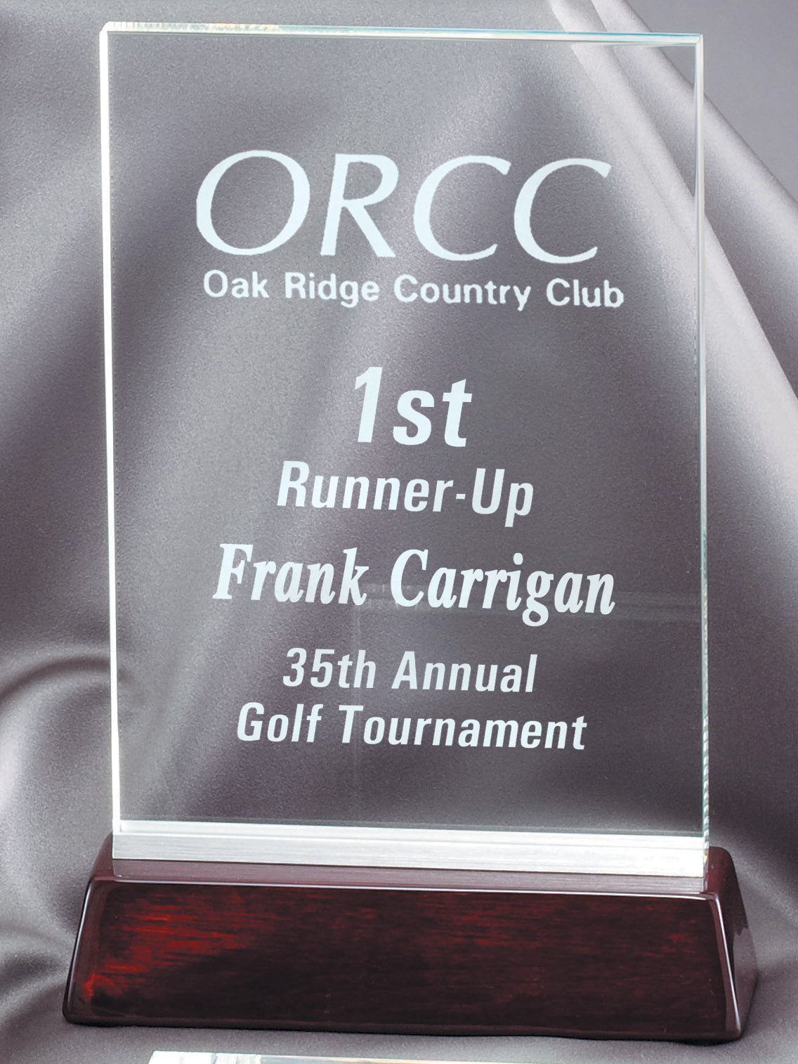 Rectangle Stand w/ Rosewood Base