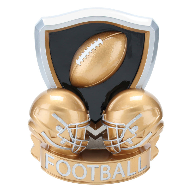 Shield Football Figures Resin