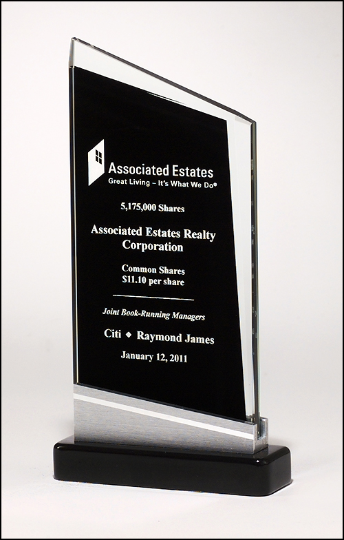 Zenith Series - Black Silk Screened with Black Base & Aluminum Accent