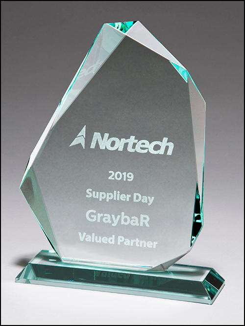 Iceberg Series Thick Glass Award