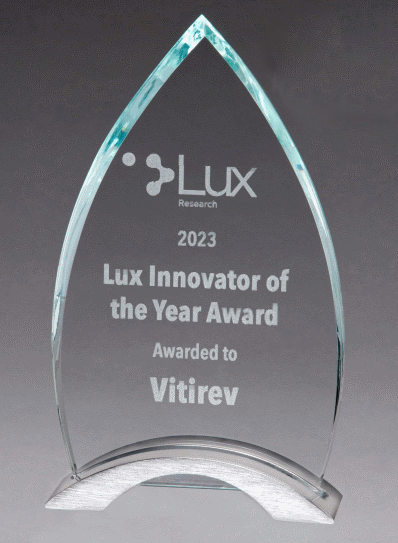 Flame Series - Clear Glass Top with Brushed Silver Aluminum Base