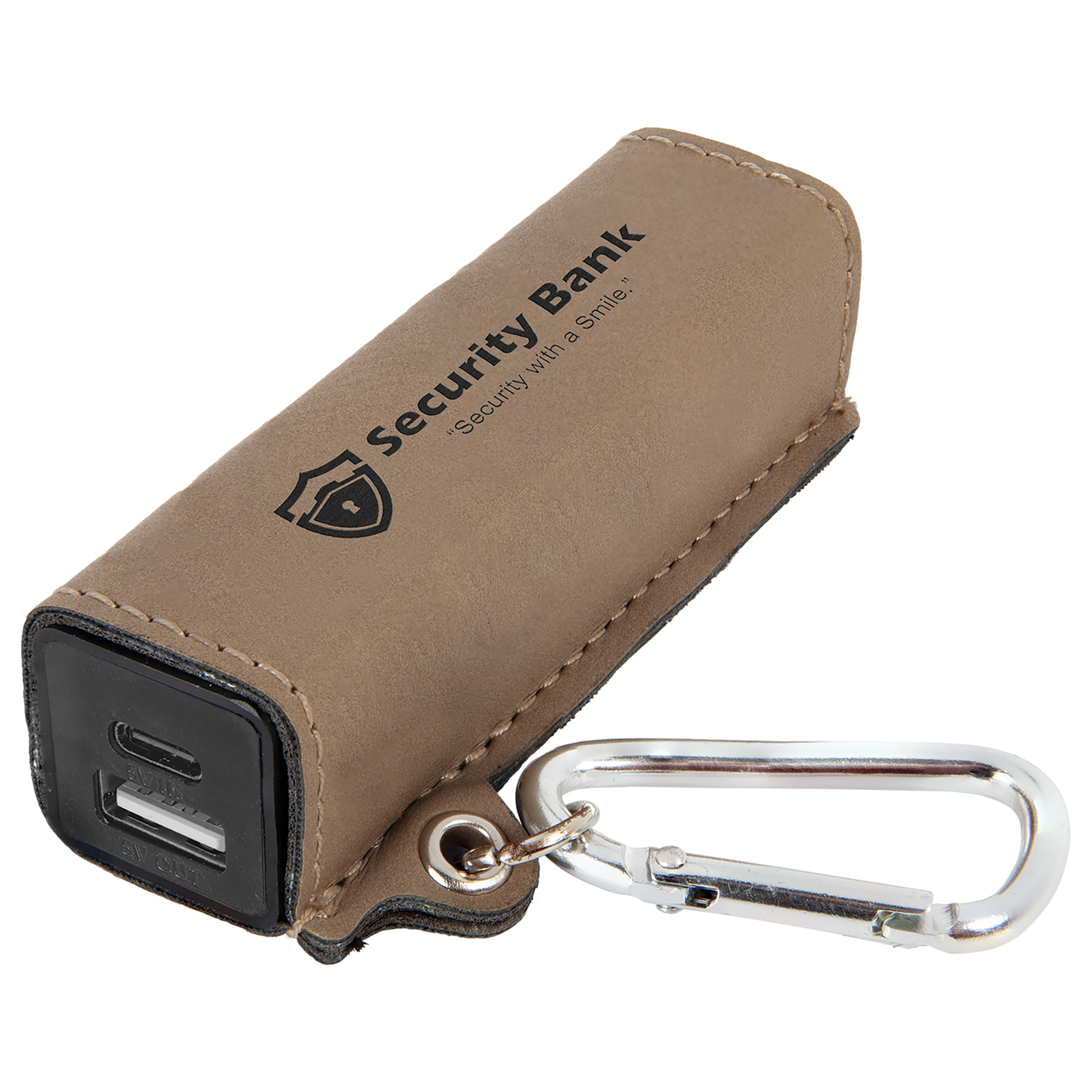 Laserable Leatherette Power Banks