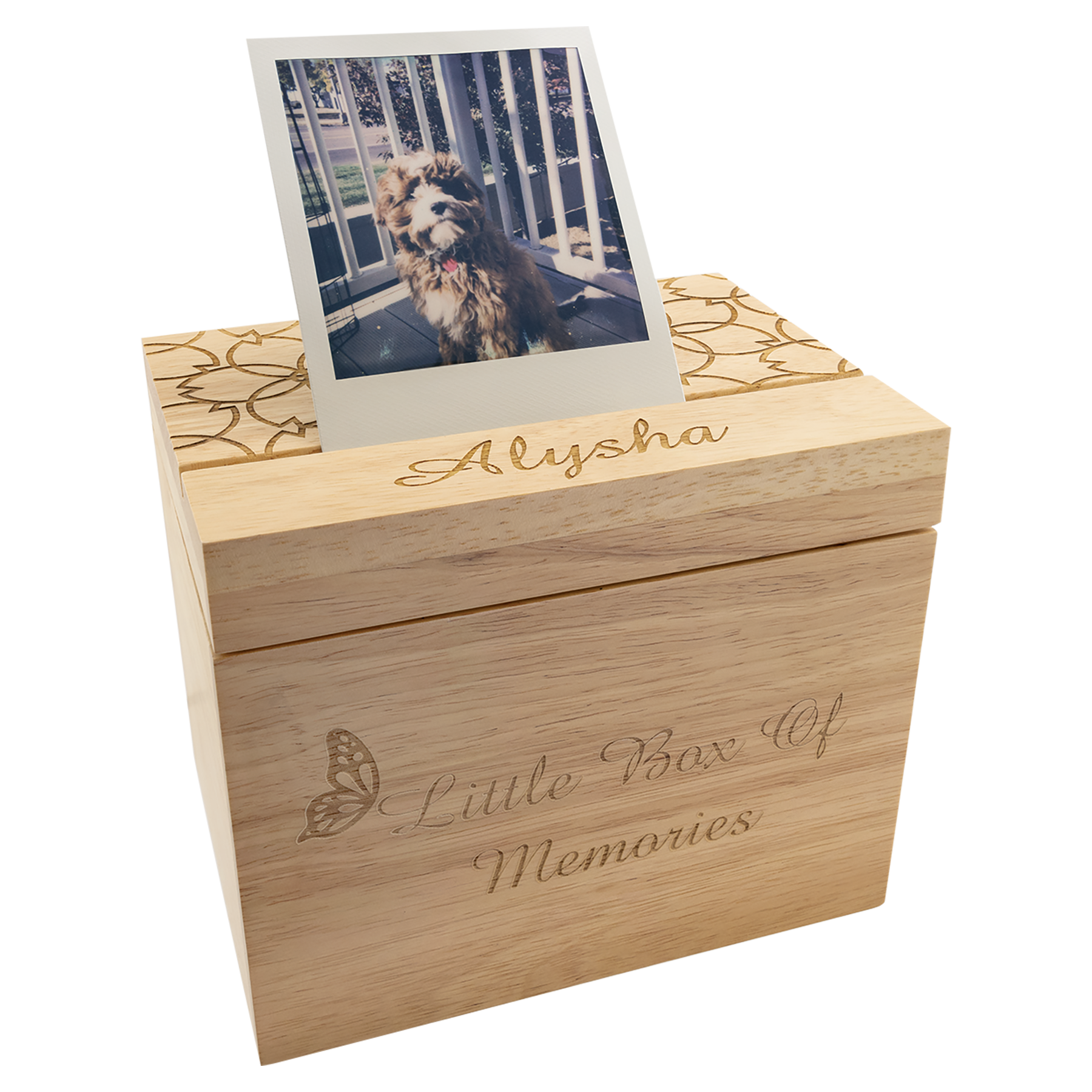 Natural Bamboo Keepsake Box