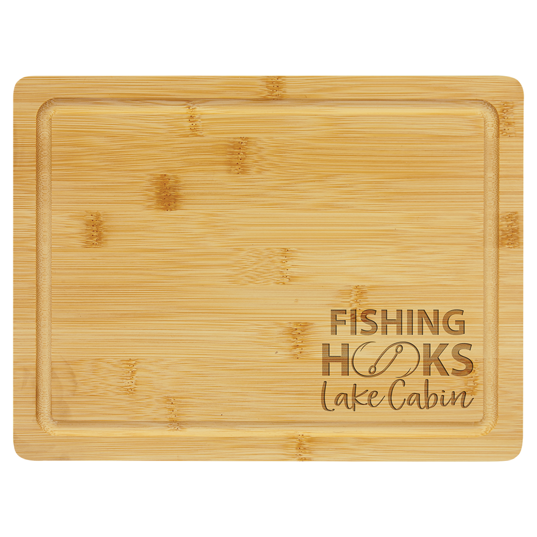 Bamboo Cutting Board with Drip Ring