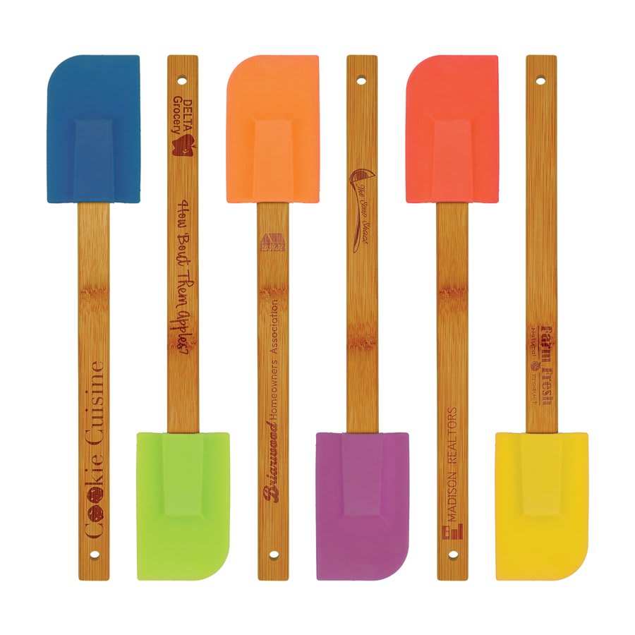 Silicone Spatulas with Bamboo Handles
