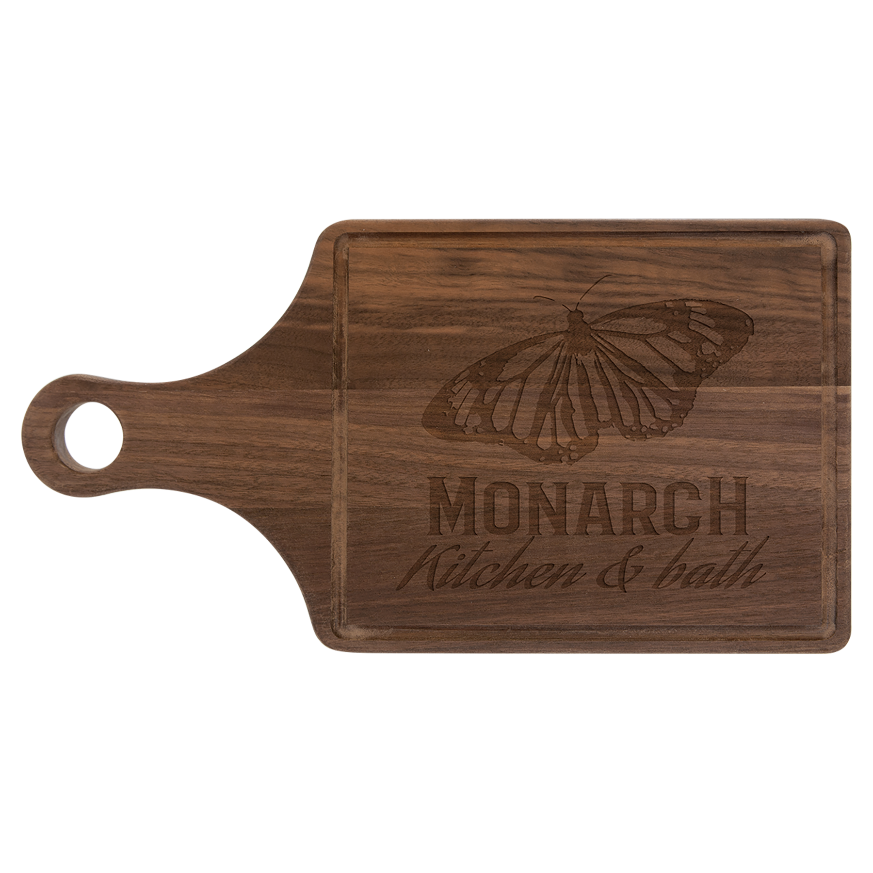 Walnut Cutting Board with Drip Ring