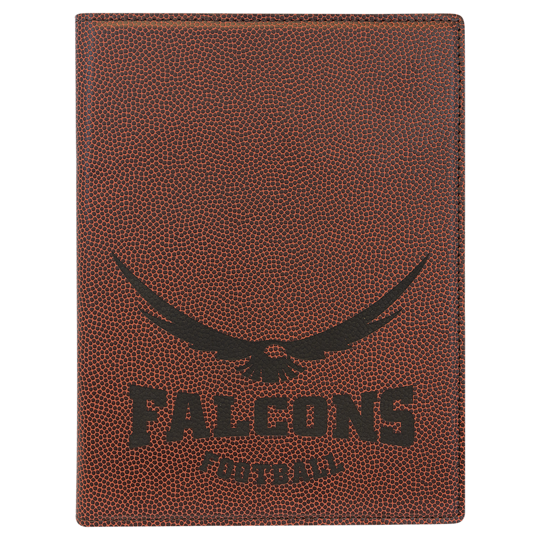 Football Laserable Leatherette Portfolio