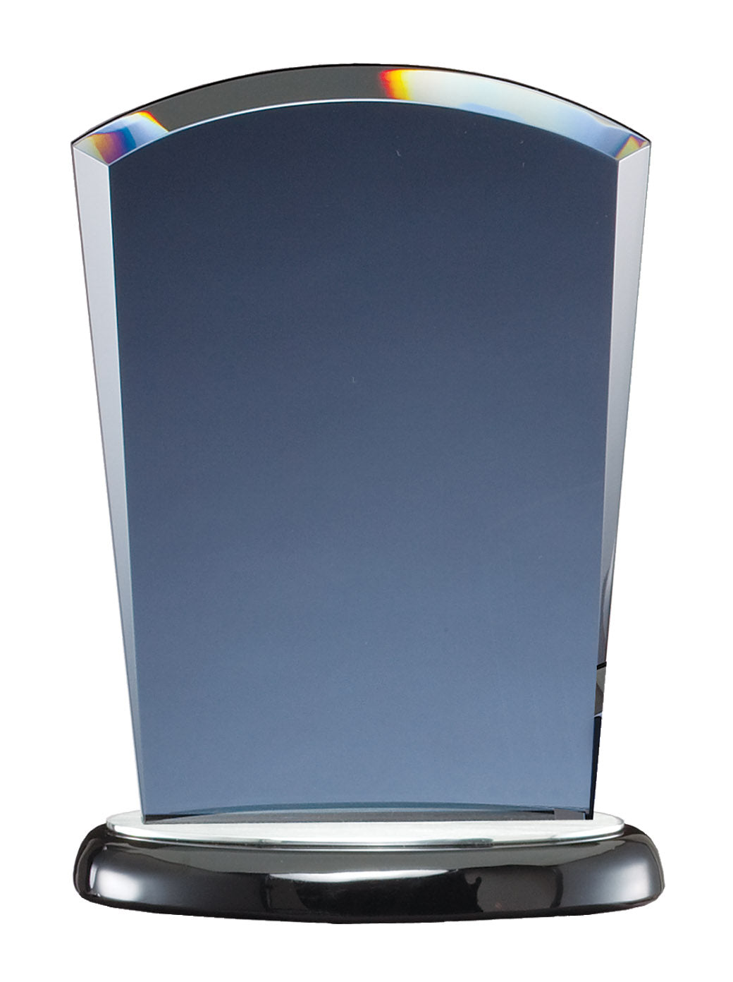 Smoked Glass Desk Plaque