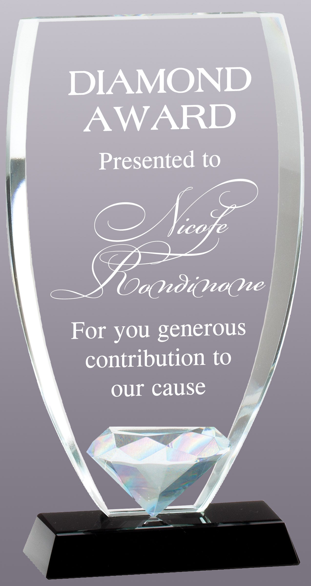 Crystal Shield w/ Diamond