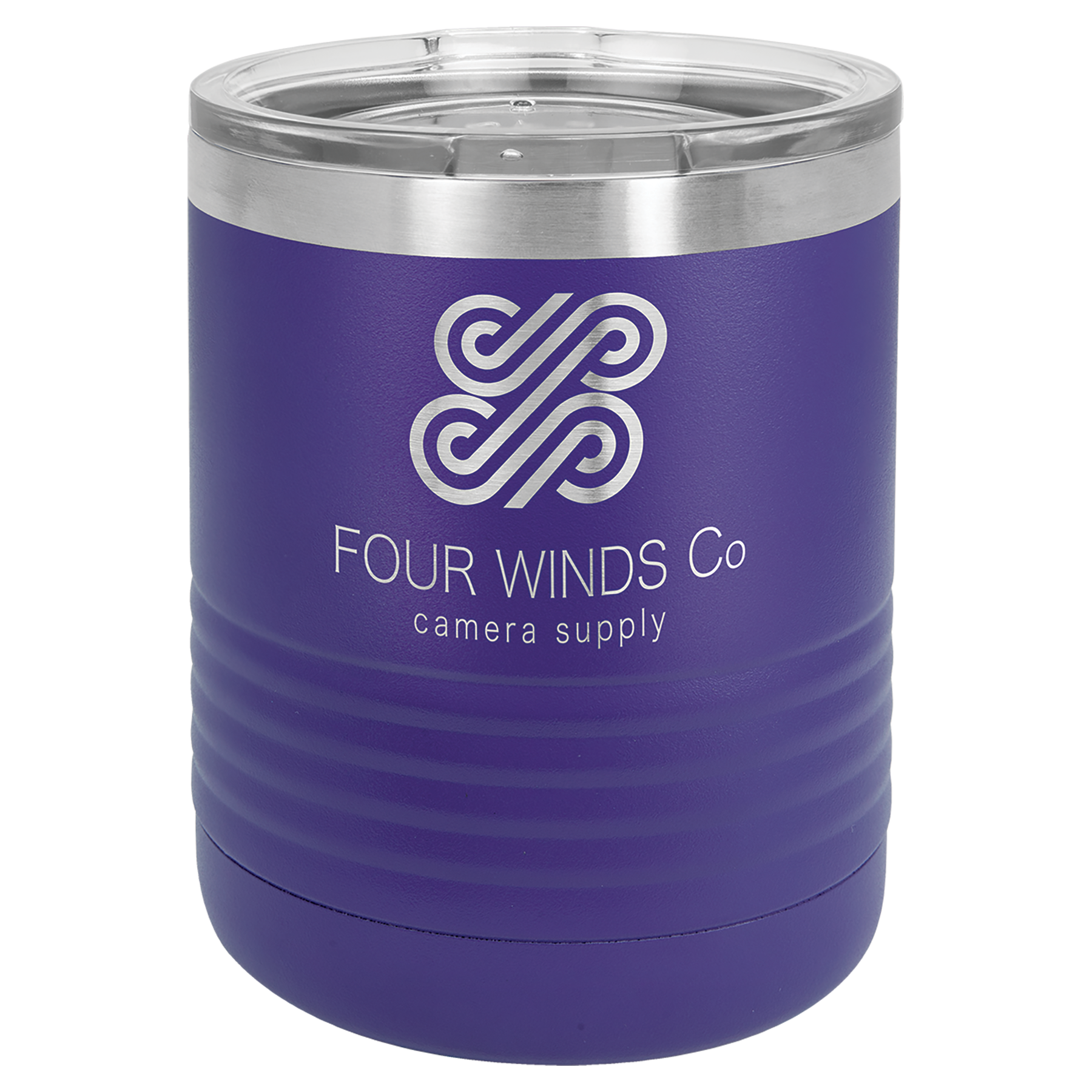 10 oz. Polar Camel Stainless Steel Tumbler w/Standard Open Lid