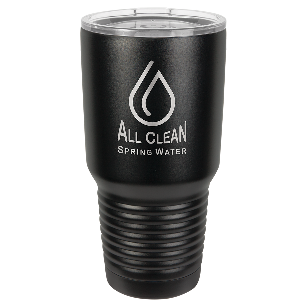 30 oz. Stainless Steel Vacuum Insulated Ringneck Tumbler with Clear Lid