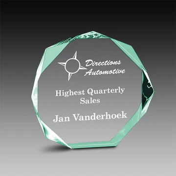 Octagon Bevel Award (Freestanding)