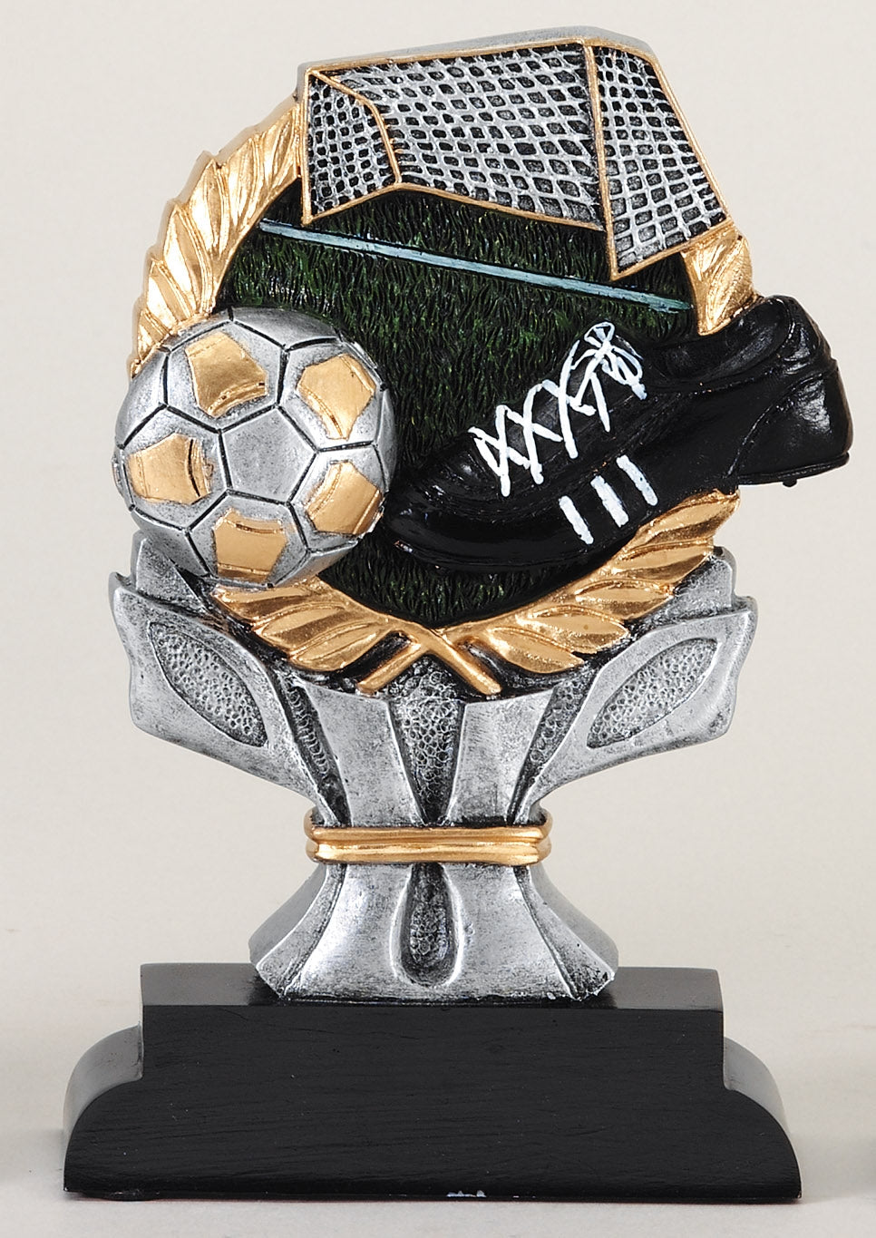 Soccer Impact Wreath Resin