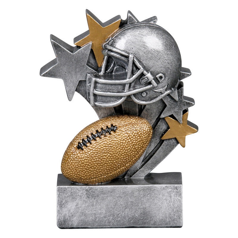 Star Blast Football Resin