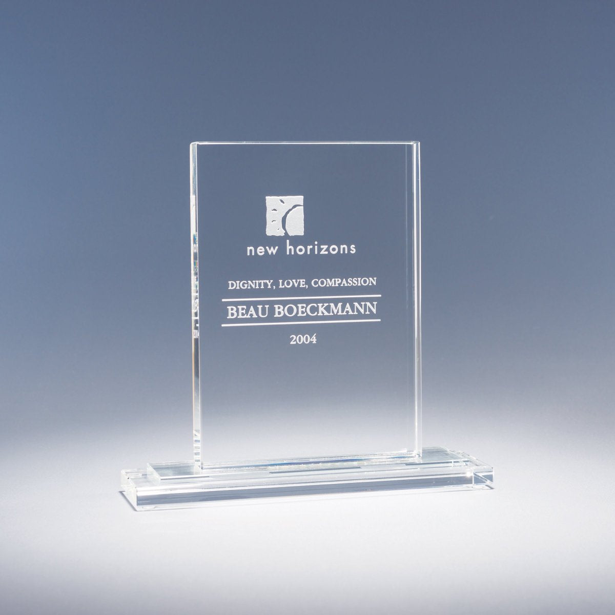 Crystal Plaque (Glass base)
