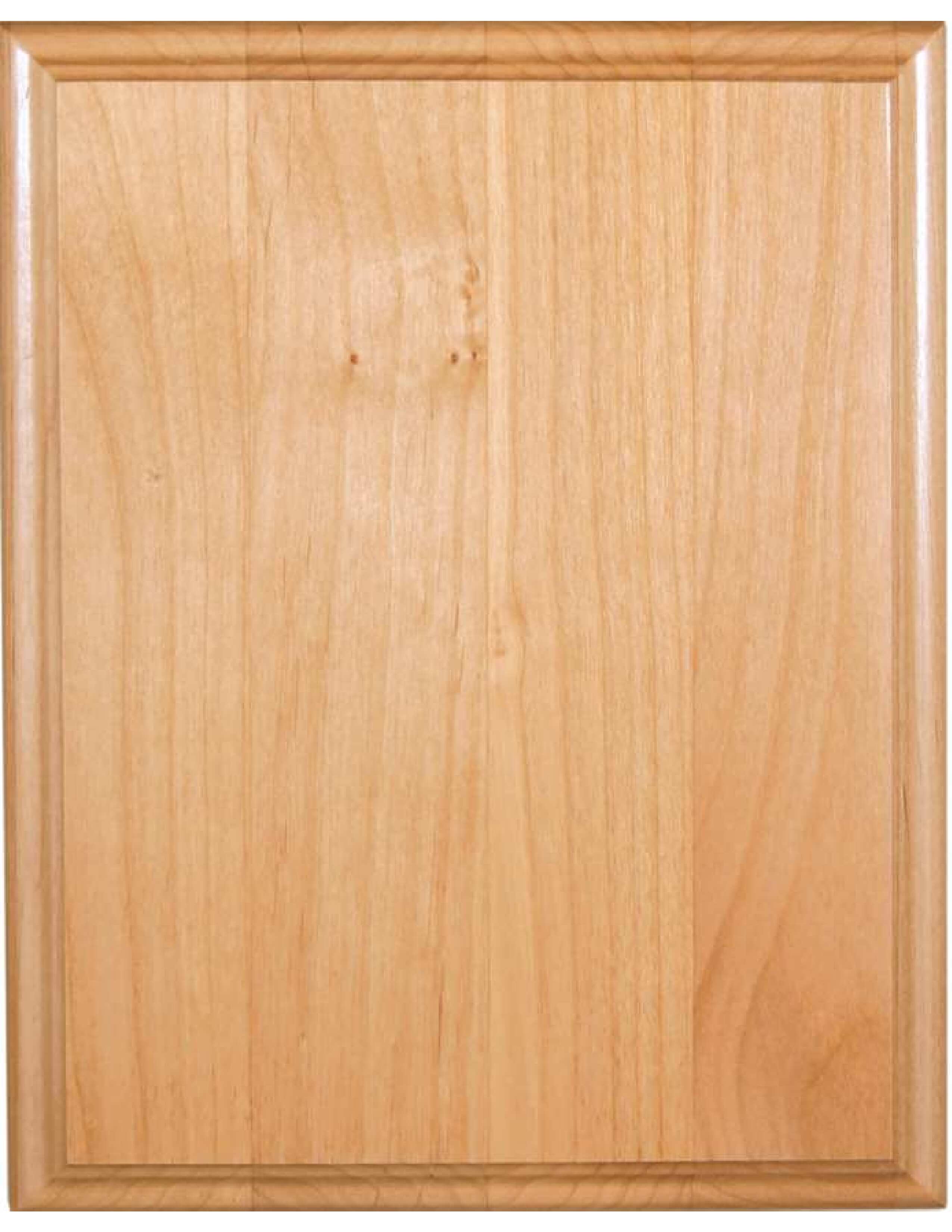 Solid Red Alder Plaque