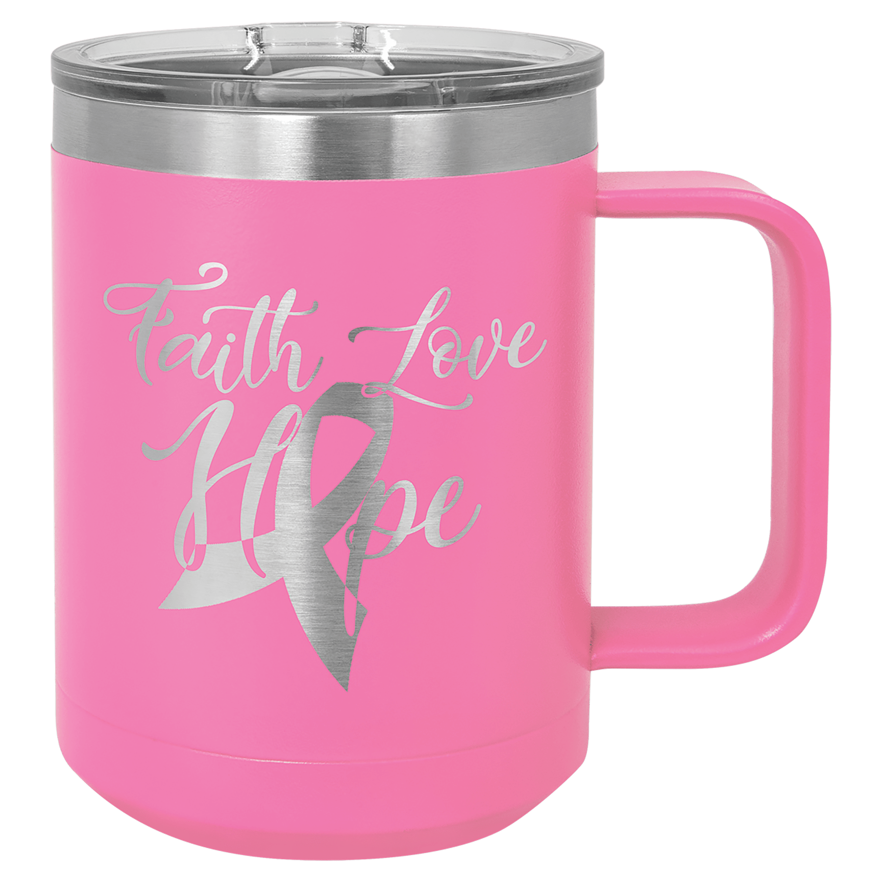 15 oz. Polar Camel Stainless Steel Vacuum Insulated Mug with Slider Lid