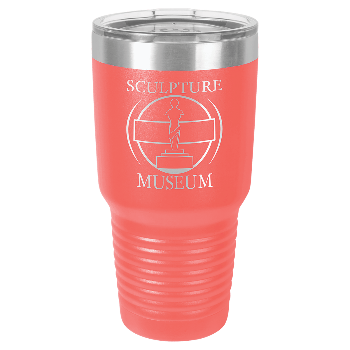 30 oz. Stainless Steel Vacuum Insulated Ringneck Tumbler with Clear Lid