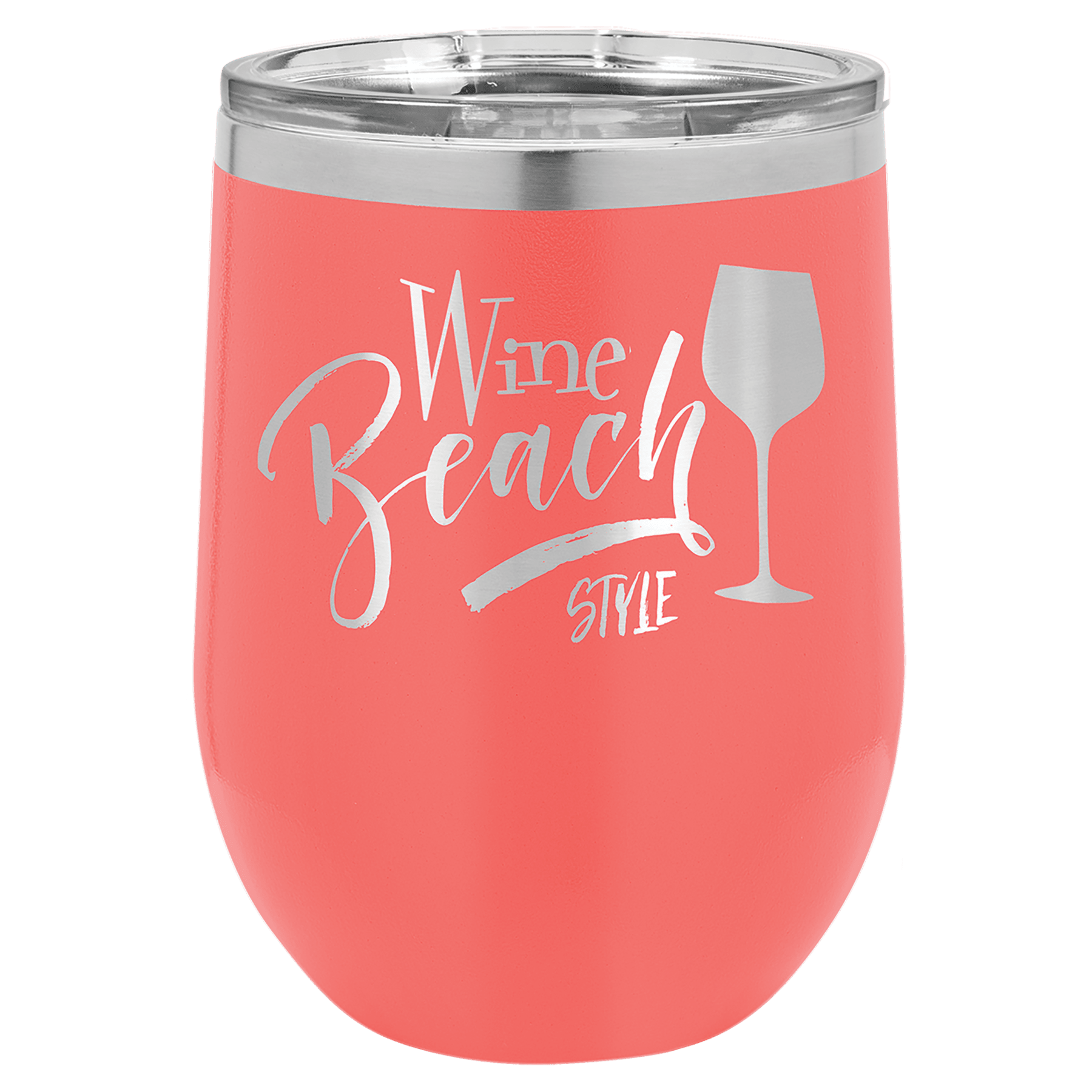 12 oz. Polar Camel Stainless Steel Vacuum Insulated Stemless Wine Tumbler with Lid