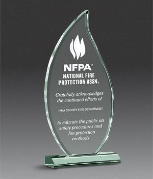 Beveled Flame Award