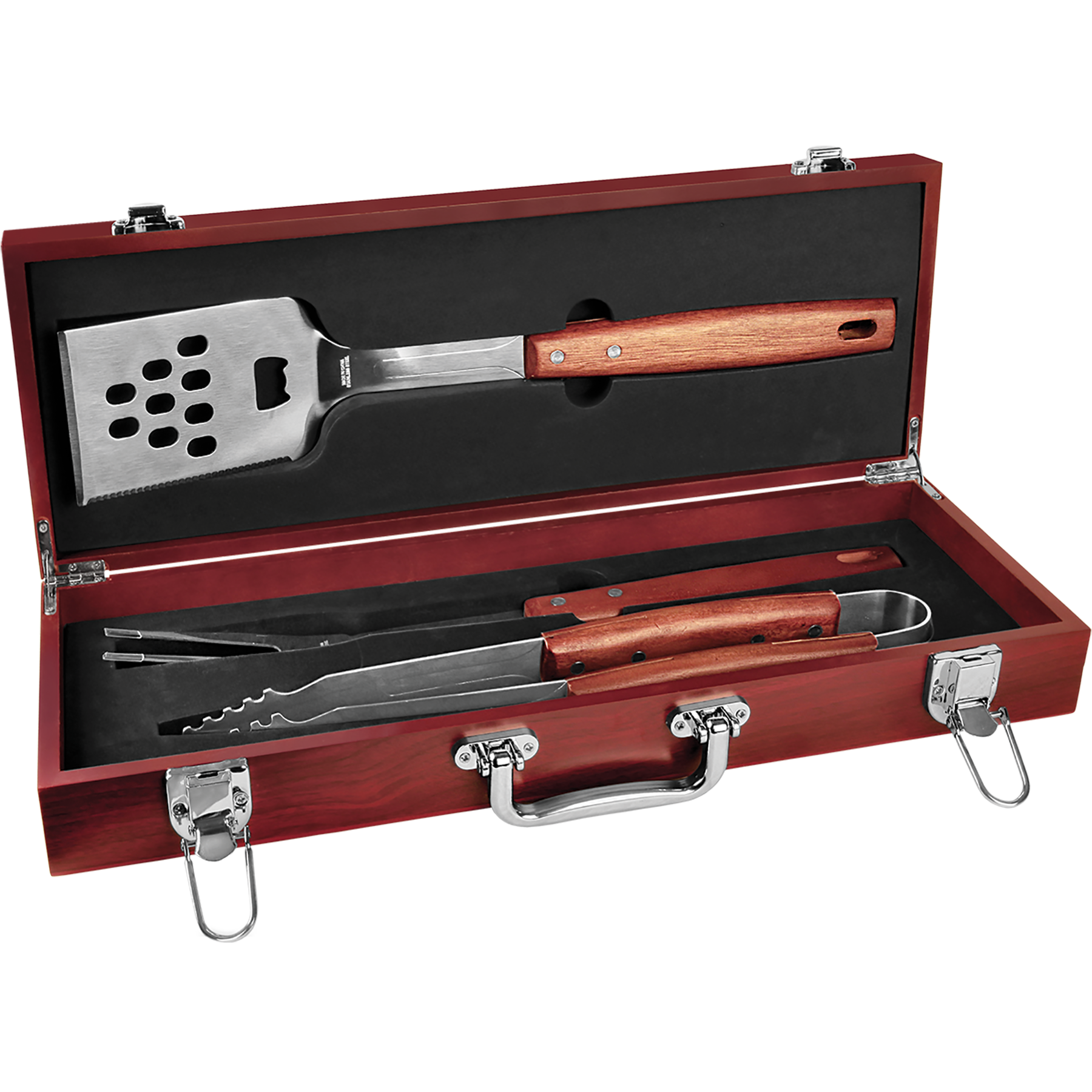 Rosewood BBQ Set