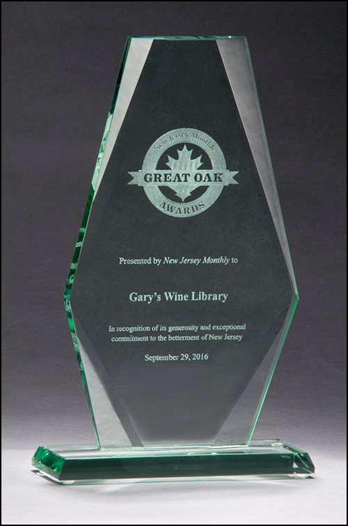 Premium Series Jade Glass Award