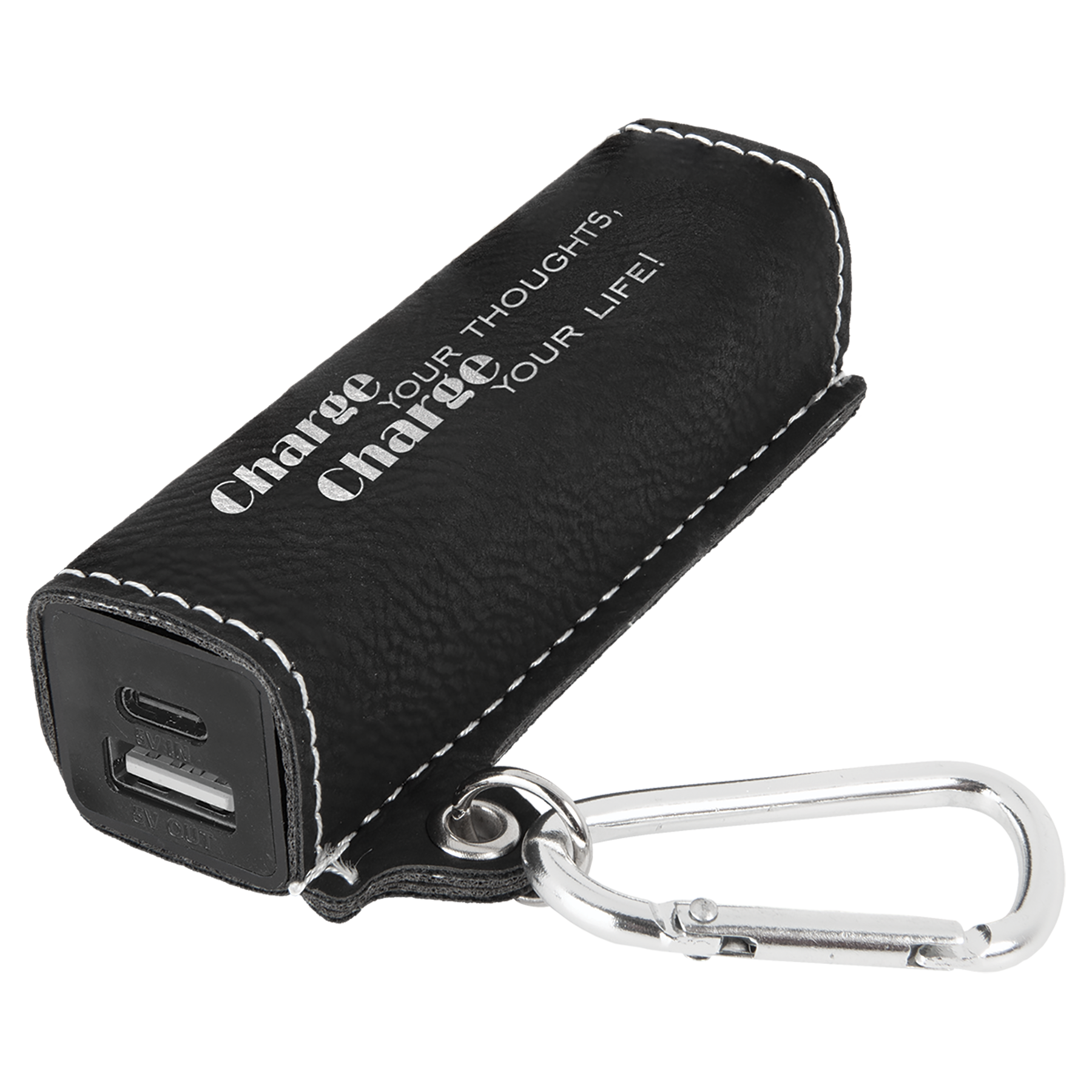Laserable Leatherette Power Banks