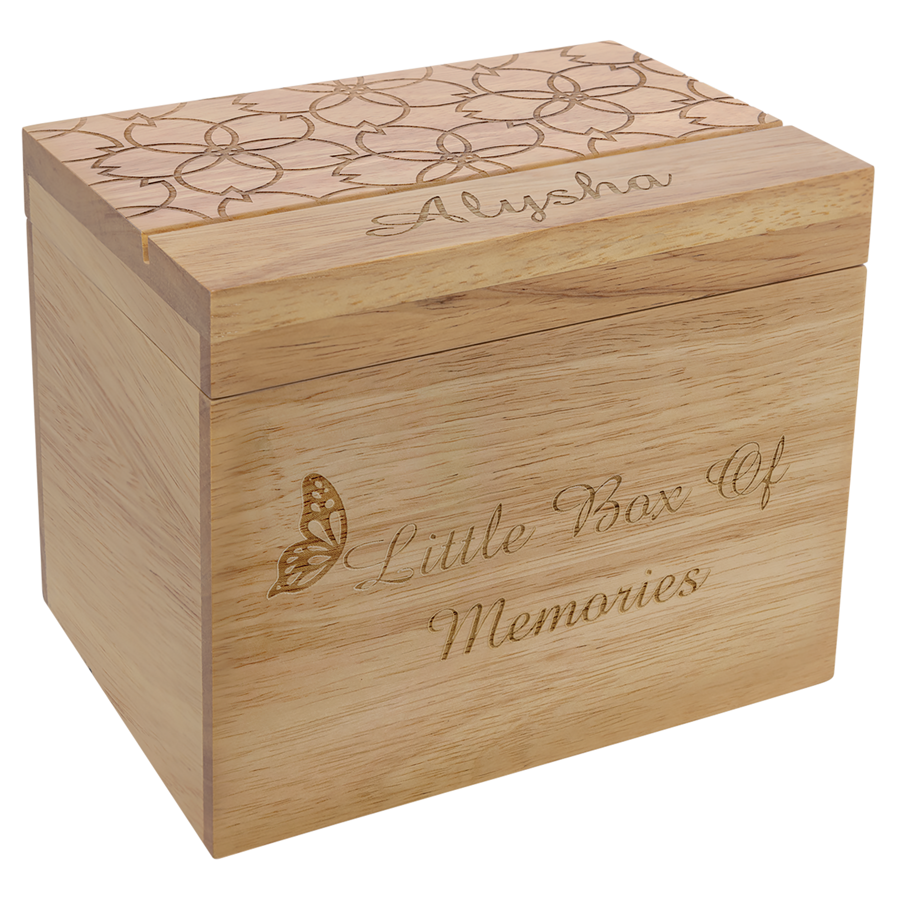 Natural Bamboo Keepsake Box