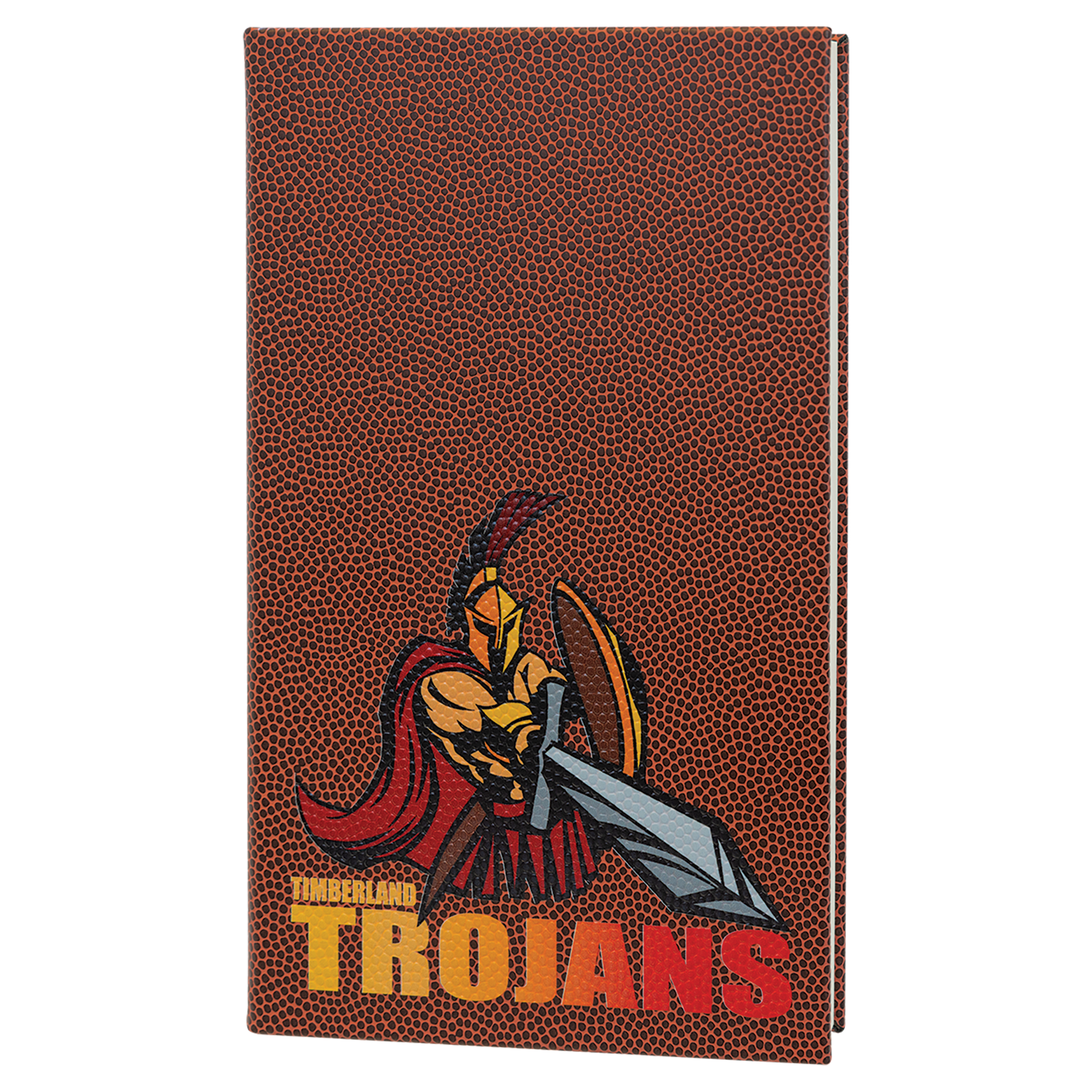 Football Laserable Leatherette Journal with Lined Paper