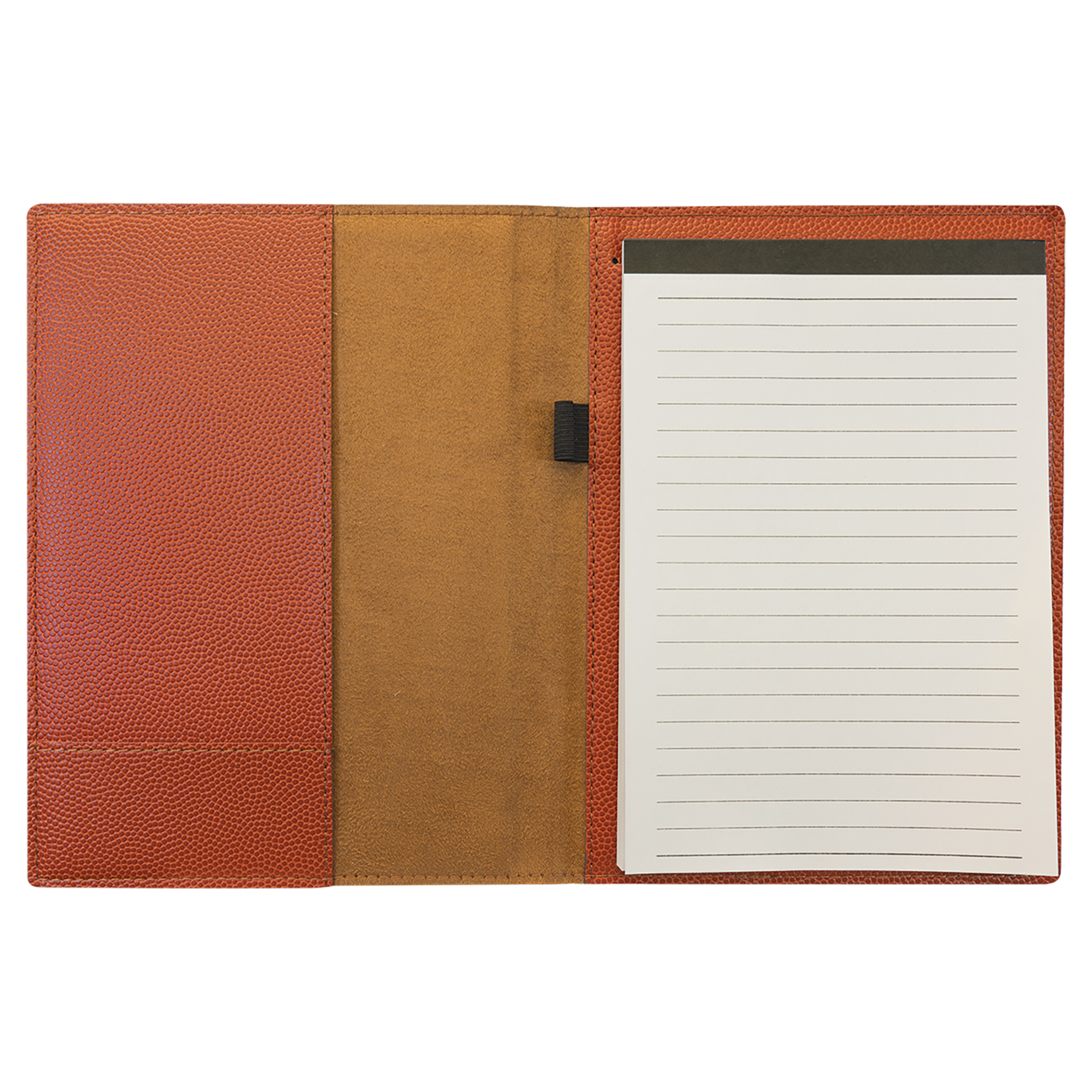 Basketball Laserable Leatherette Portfolio