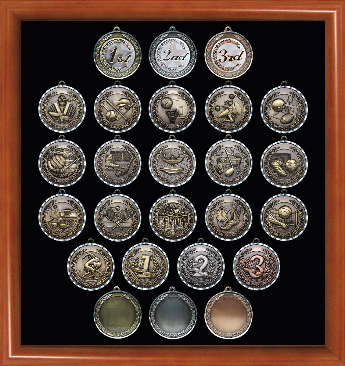 Diamond Cut Medallion Series - Large 2.75"