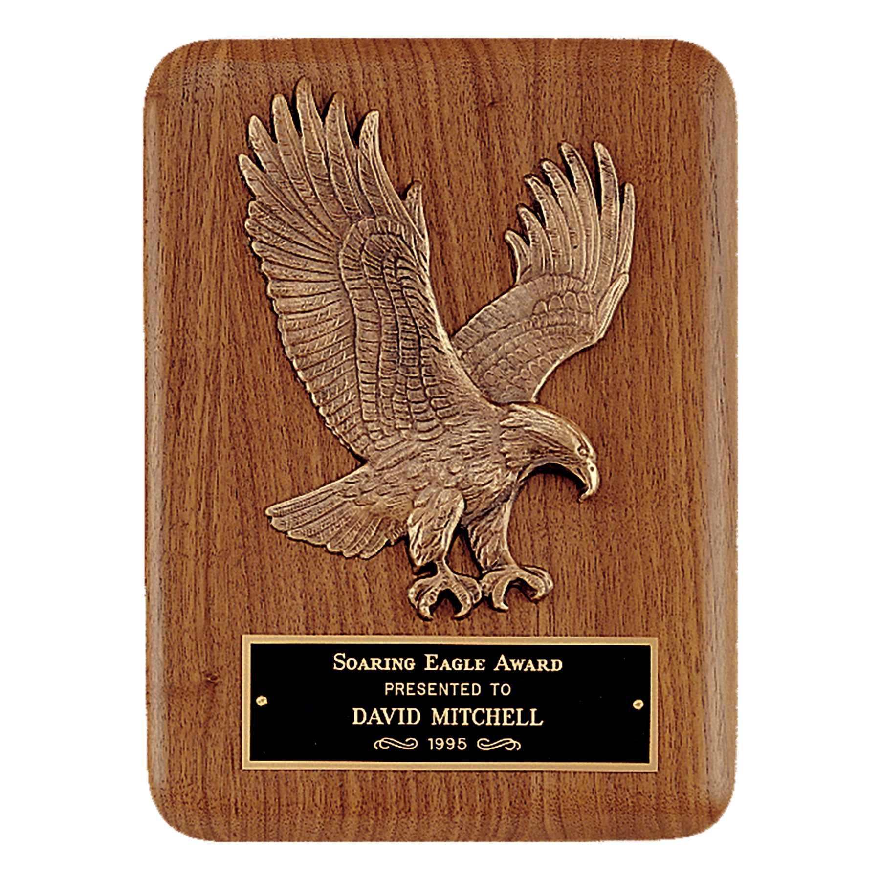 Sculptured Relief Casting on Solid American Walnut