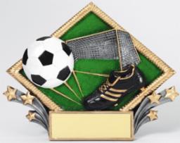 Diamond Soccer Resin