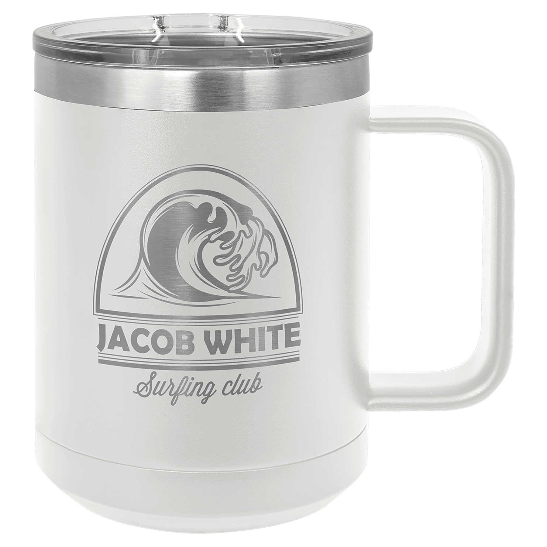 15 oz. Polar Camel Stainless Steel Vacuum Insulated Mug with Slider Lid