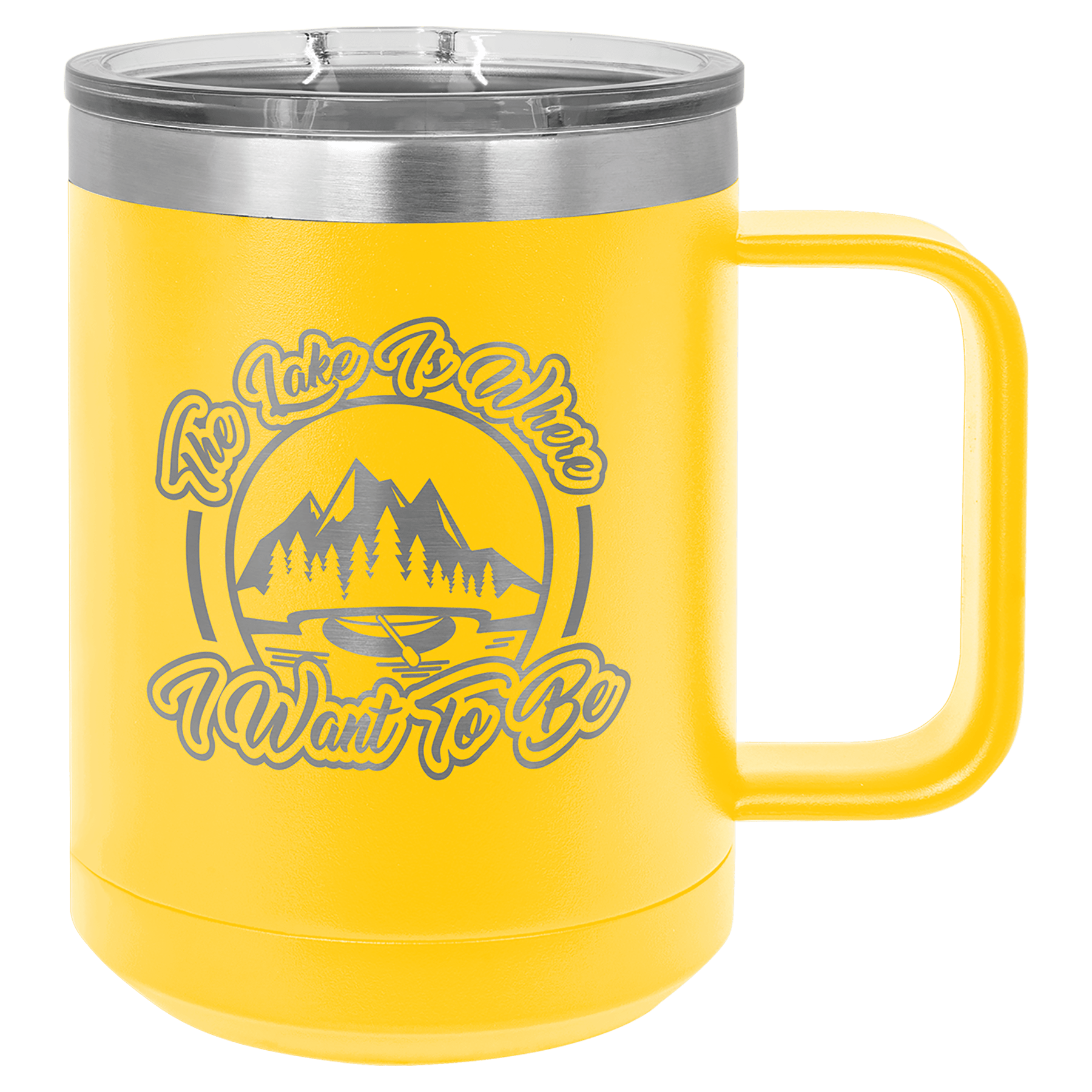 15 oz. Polar Camel Stainless Steel Vacuum Insulated Mug with Slider Lid