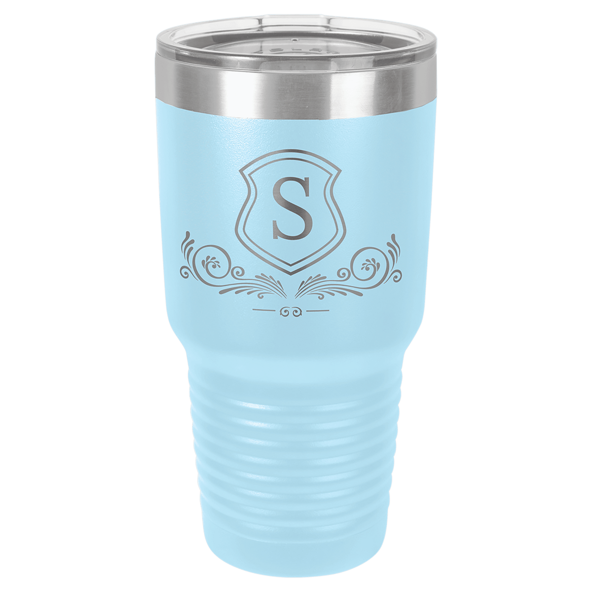 30 oz. Stainless Steel Vacuum Insulated Ringneck Tumbler with Clear Lid