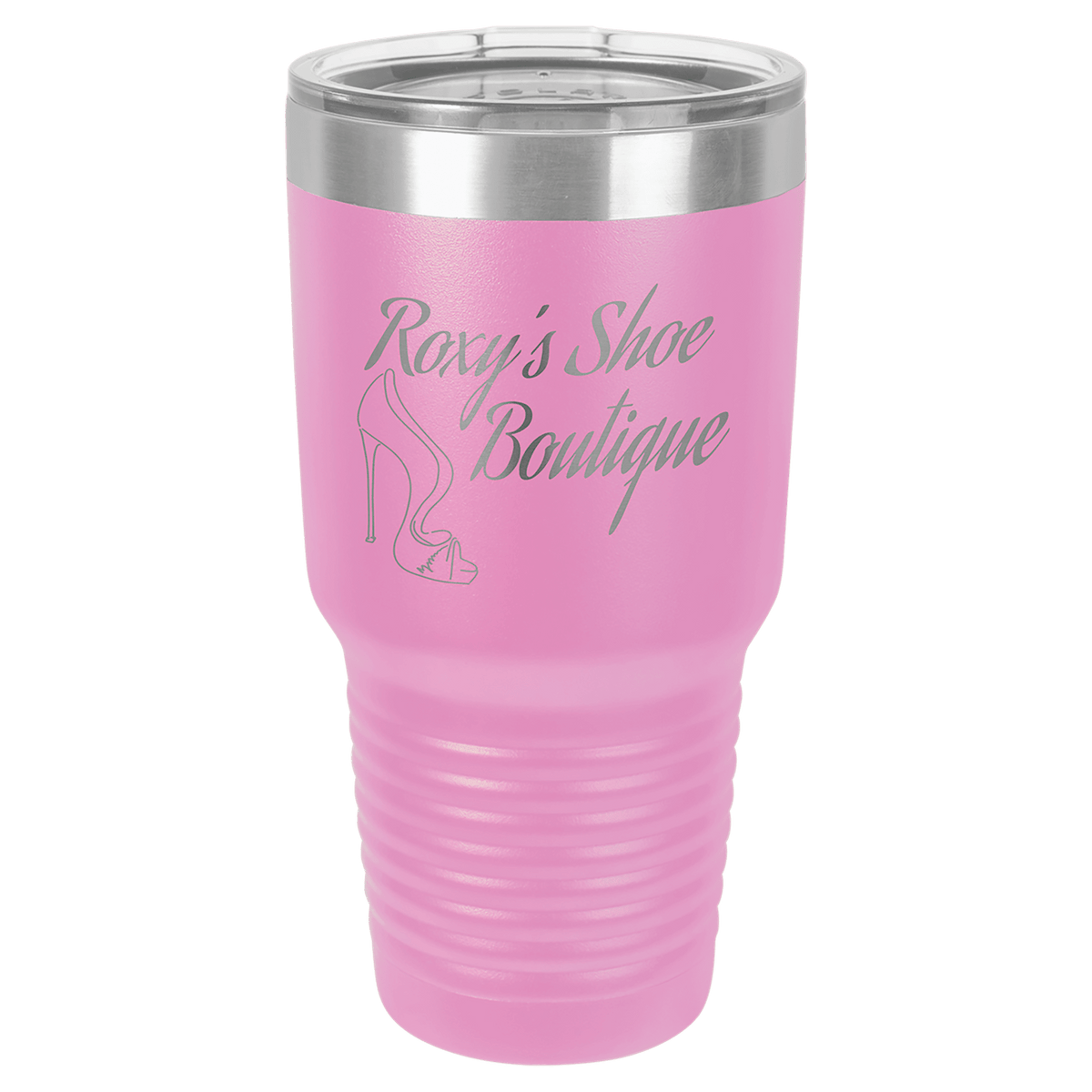30 oz. Stainless Steel Vacuum Insulated Ringneck Tumbler with Clear Lid