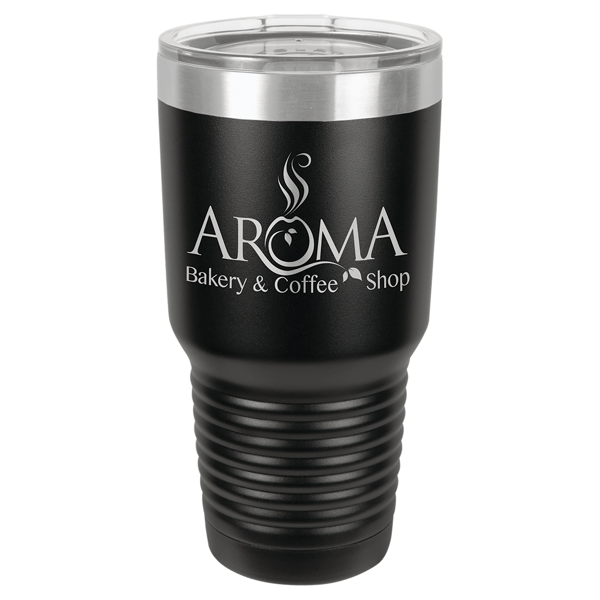30 oz. Stainless Steel Vacuum Insulated Ringneck Tumbler with Clear Lid