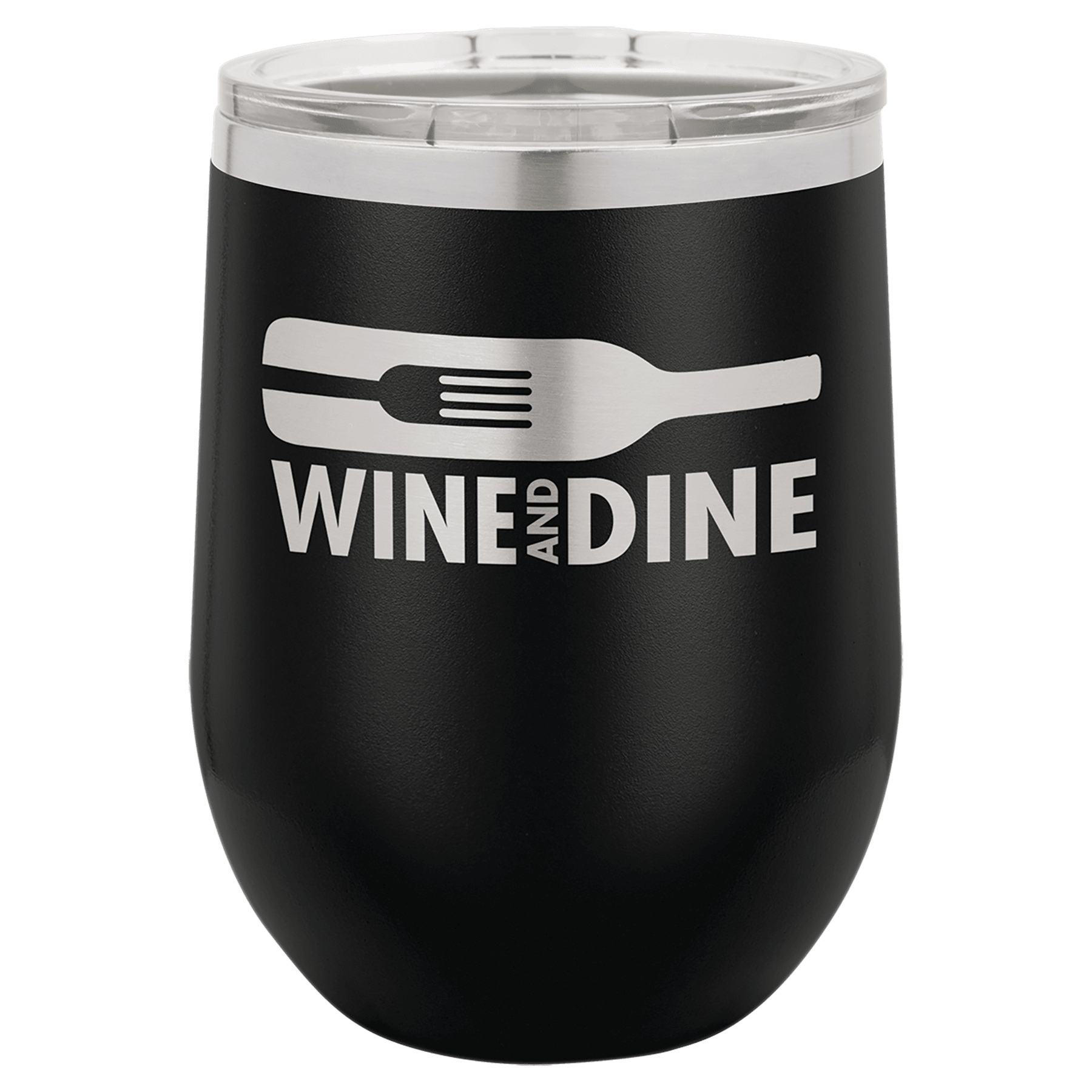 12 oz. Polar Camel Stainless Steel Vacuum Insulated Stemless Wine Tumbler with Lid