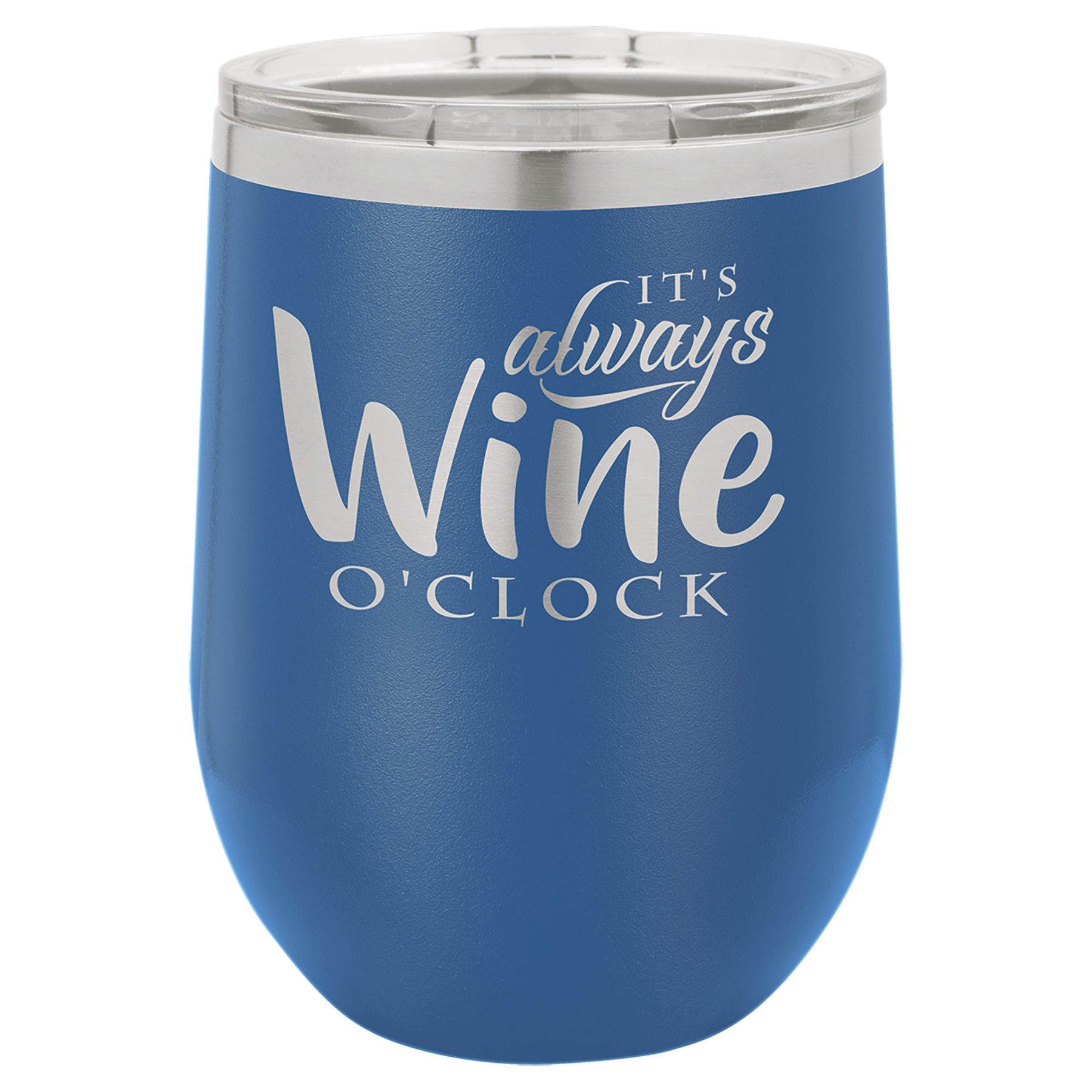 12 oz. Polar Camel Stainless Steel Vacuum Insulated Stemless Wine Tumbler with Lid