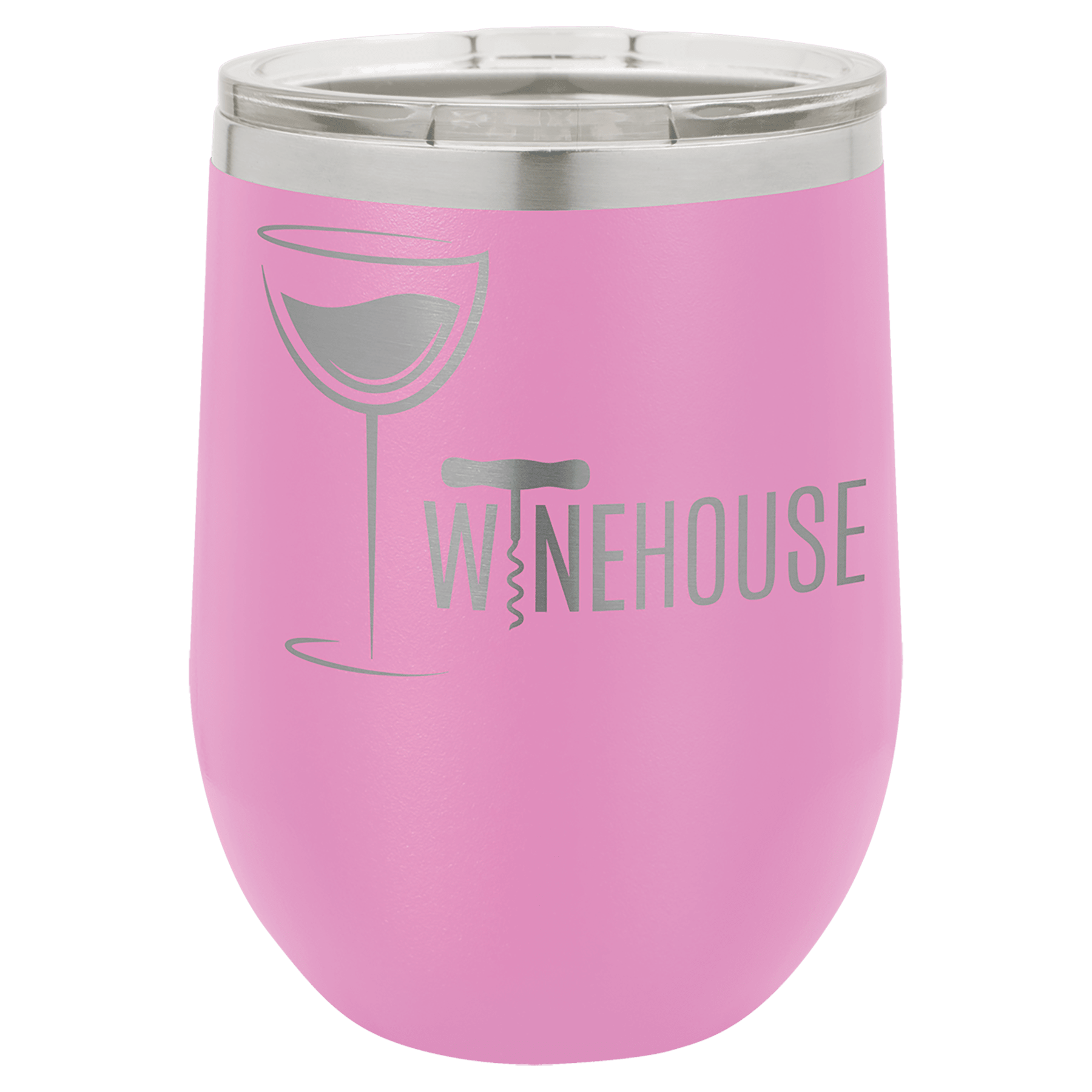 12 oz. Polar Camel Stainless Steel Vacuum Insulated Stemless Wine Tumbler with Lid