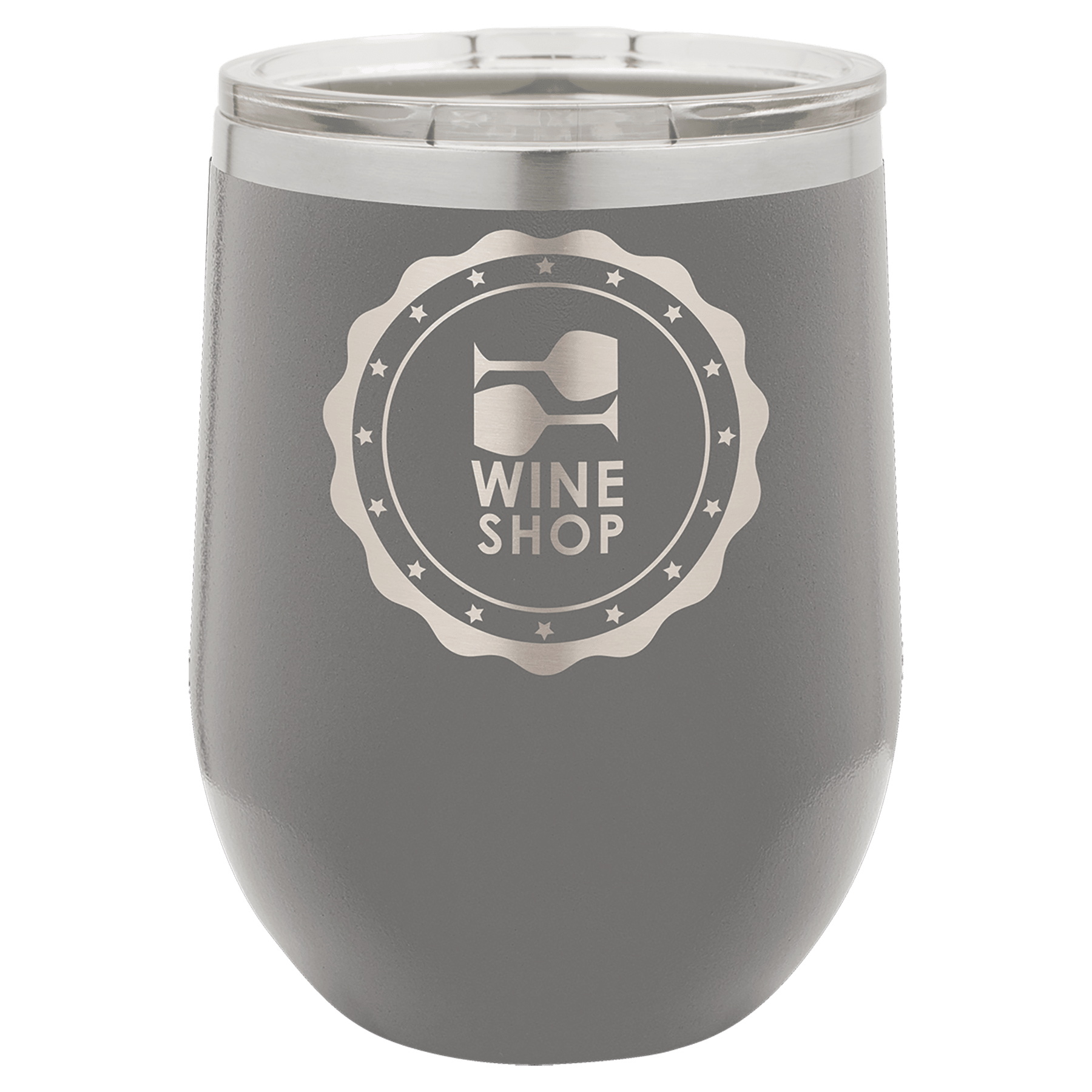 12 oz. Polar Camel Stainless Steel Vacuum Insulated Stemless Wine Tumbler with Lid